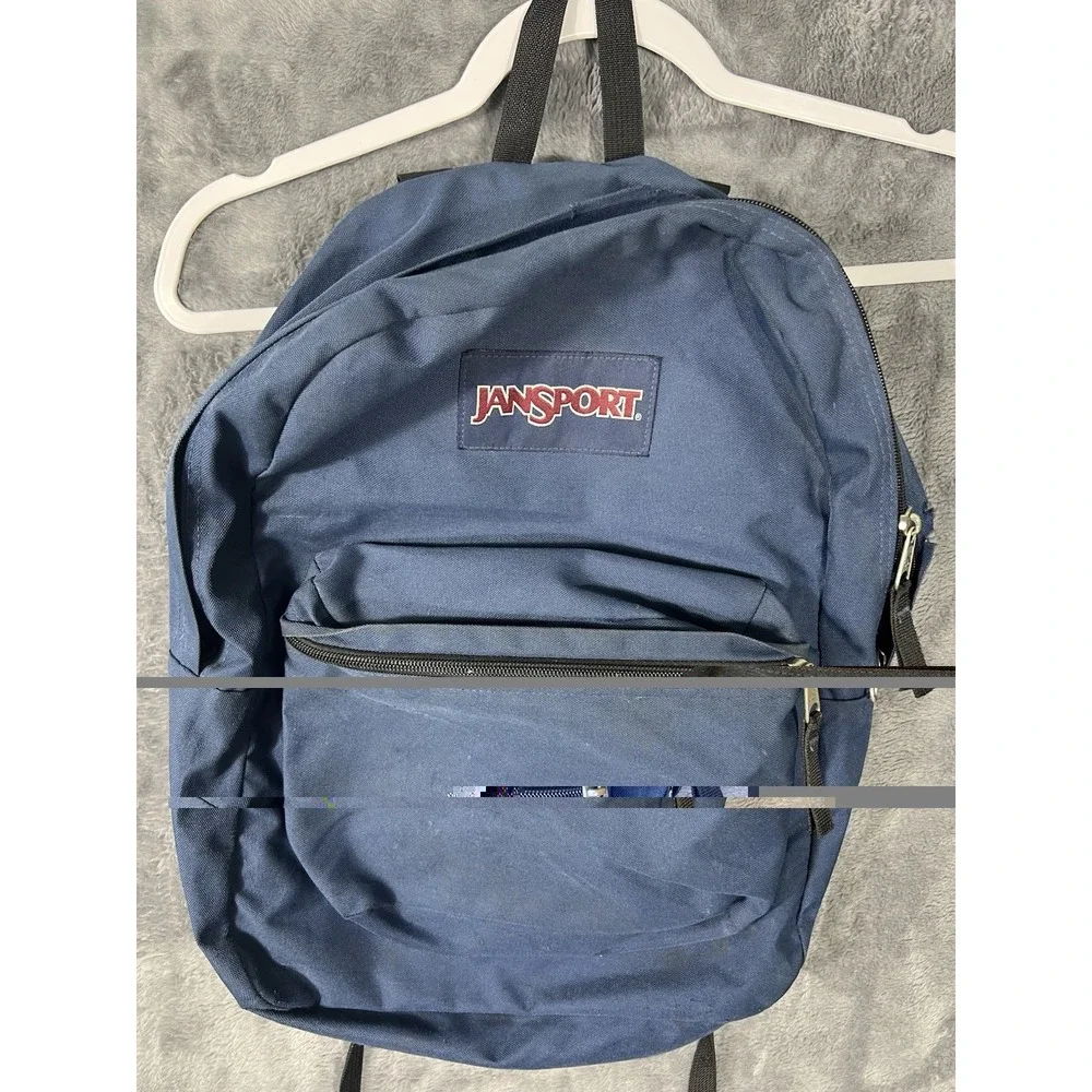 JanSport SuperBreak Navy Blue Backpack School Bag JS00T501 Classic 25L